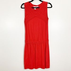 Max Studio M Sleeveless Blouson Drop Waist Dress